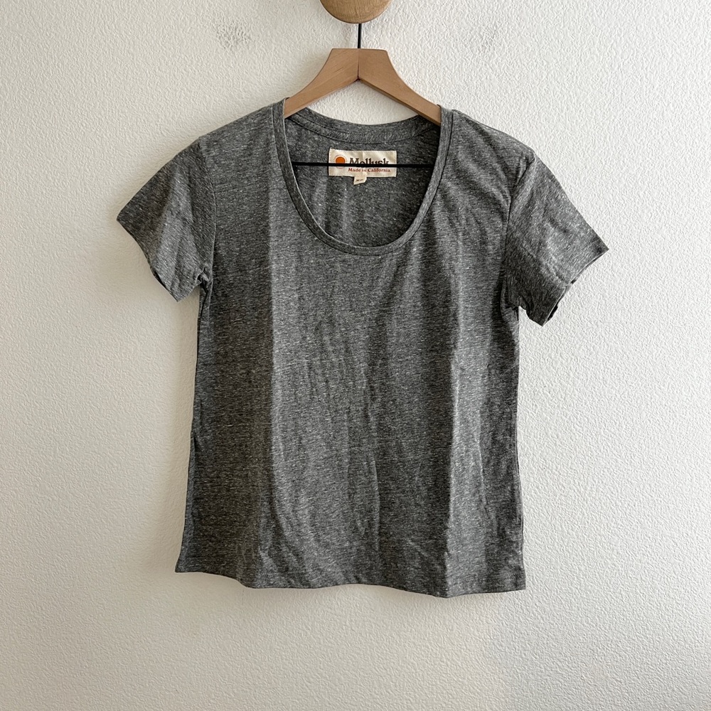 Mollusk Womens Cotton Tshirt Grey XS